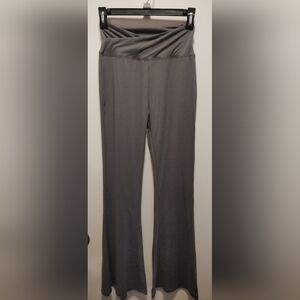 Women's Gray Yoga Flare Pants